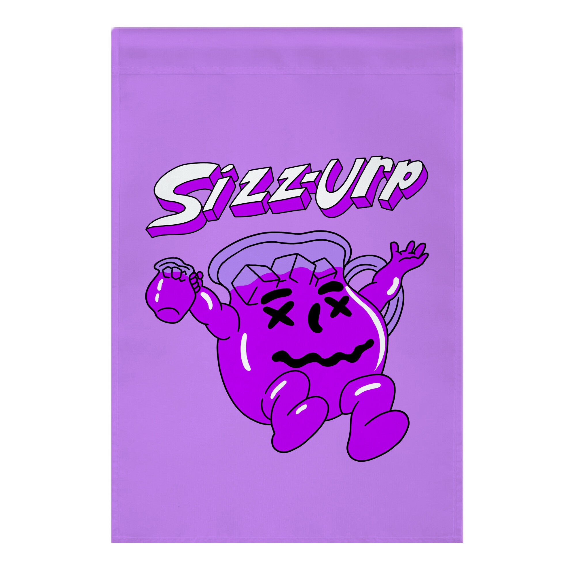 Sizz-urp Man Garden Flag